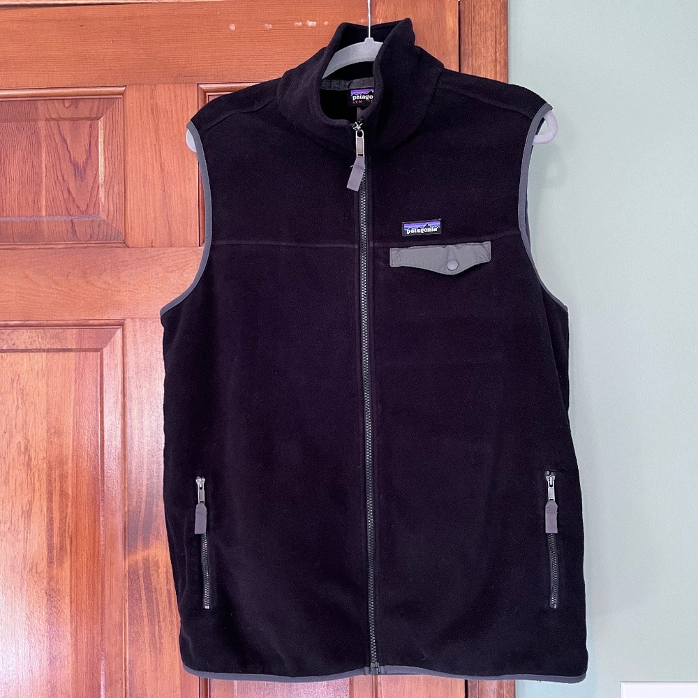 Patagonia Lightweight Synchilla Fleece Vest Black Men's  XL